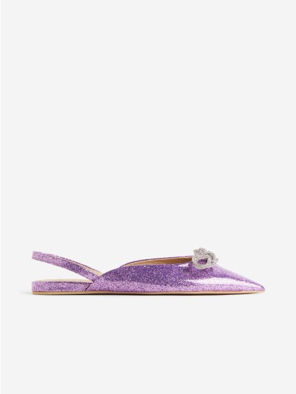 Glitter Slingback Flats - Picture 2 of 4
